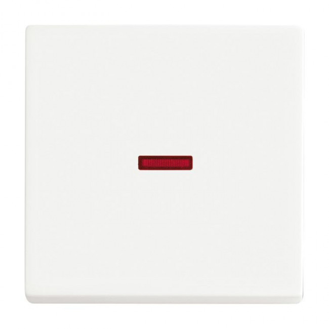 Μετώπη 1 Πλήκτρου Φωτεινής Λειτουργίας Λευκό Soft 1789-884 BUSCH-JAEGER/ABB