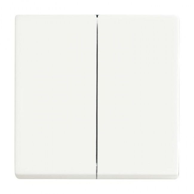 Μετώπη 2 πλήκτρων Λευκό Soft 1785-884 BUSCH-JAEGER/ABB