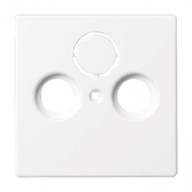 Μετώπη Πρίζας TV-R-SAT Λευκό Soft 1743-884 BUSCH-JAEGER/ABB