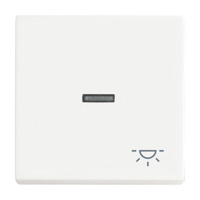 Μετώπη 1 Πλήκτρου Σύμβολο Φώς Λευκό Soft 1789LI-884 BUSCH-JAEGER/ABB