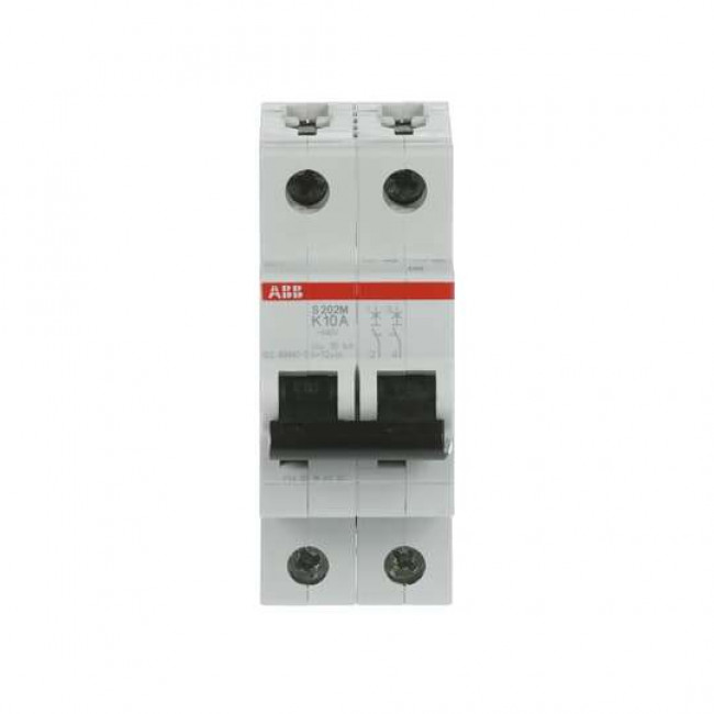 Αυτόματη Ασφάλεια 2P K 2A 10kA S202M-K2 ABB