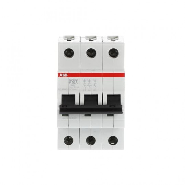 Αυτόματη Ασφάλεια 3P K 25A 10kA S203M-K25 ABB
