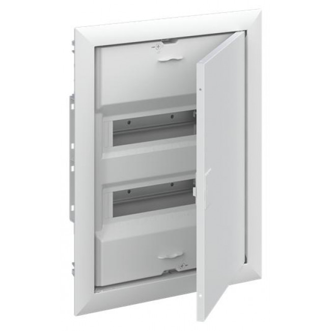 Πίνακας Χωνευτός 2 Σειρών 12 Στοιχείων Λευκός Αδιάφανη Πόρτα UK624E3 ABB