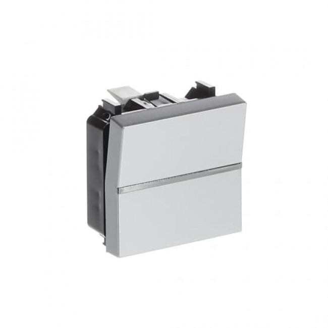 Διακόπτης Απλός 1 Στοιχείου Αλουμίνιο Zenit N2201 PL ABB