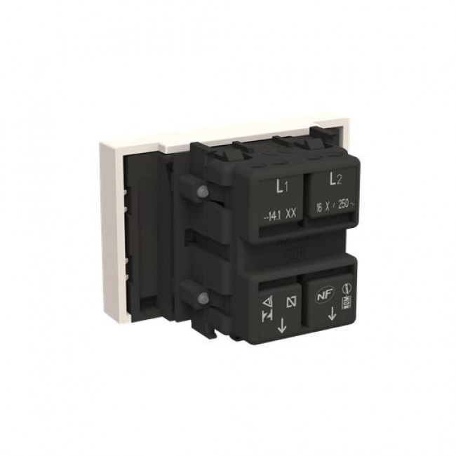 Καρτοδιακόπτης 2 Στοιχείων Λευκό Zenit N2214.1 BL ABB