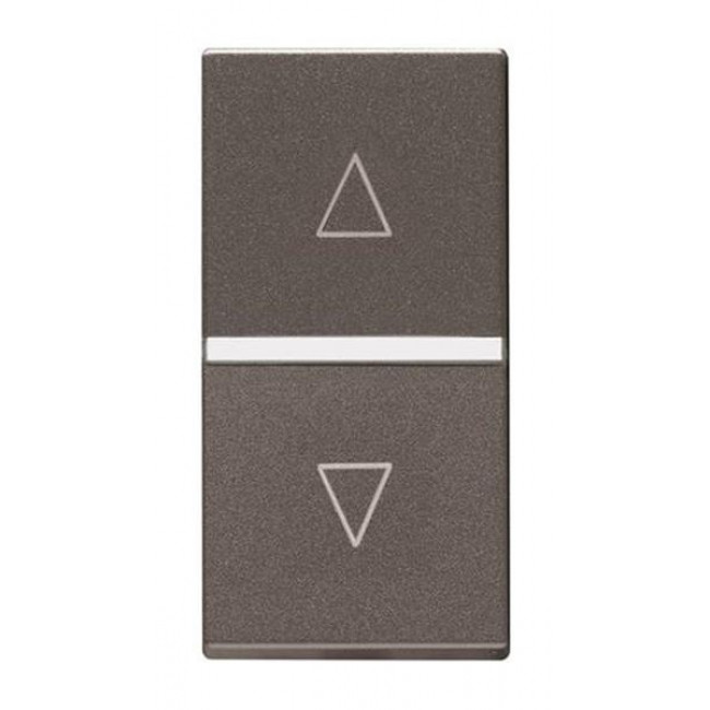 Μπουτόν Ρολων 1 Στοιχείου Ανθρακί Zenit N2144 AN ABB