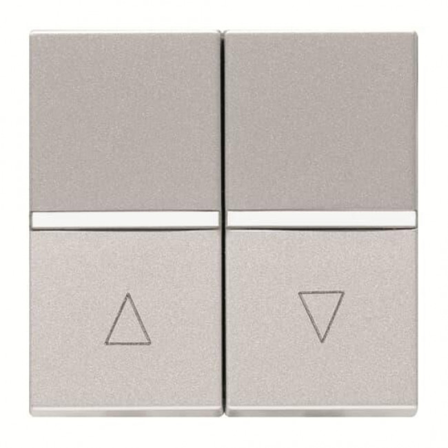 Μπουτόν Ρολων 2 Στοιχείων Αλουμίνιο Zenit N2244 PL ABB