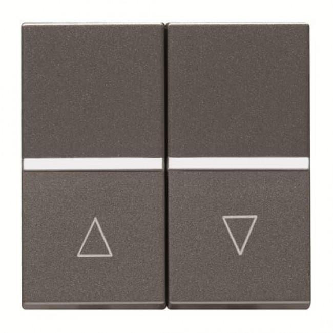 Διακόπτης Ρολων 2 Στοιχείων Ανθρακί Zenit N2244.1 AN ABB