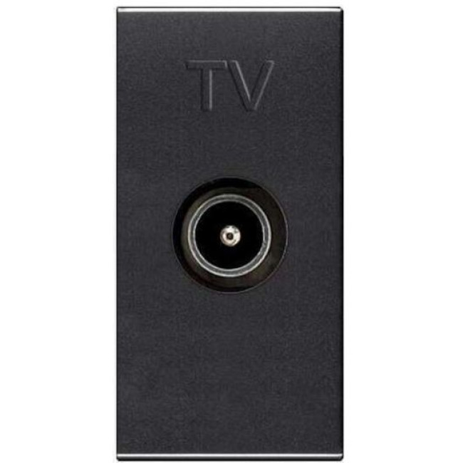 Πρίζα TV Τερματική 1 Στοιχείου Ανθρακί Zenit N2150.7 AN ABB