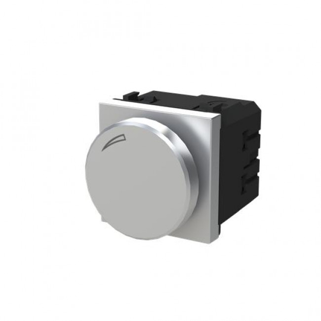 Dimmer Περιστροφικό Universal 2 Στοιχείων Αλουμίνιο Zenit N2260.3 PL ABB