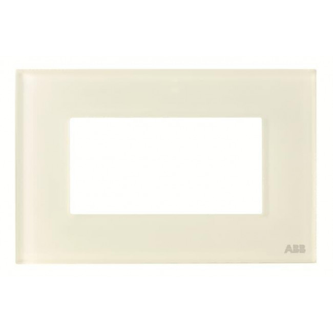 Πλαίσιο 4 Στοιχείων Γυαλί Λευκό Zenit N2374.1 CB ABB