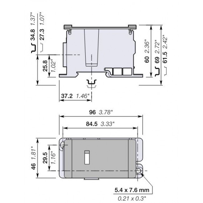 Μπλόκ Διανομής Ράγας 1P 250Α DBL250 ABB