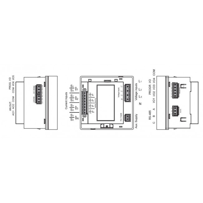 Αναλυτής Δικτύου Πόρτας Πίνακος M4M 30 I/O ABB
