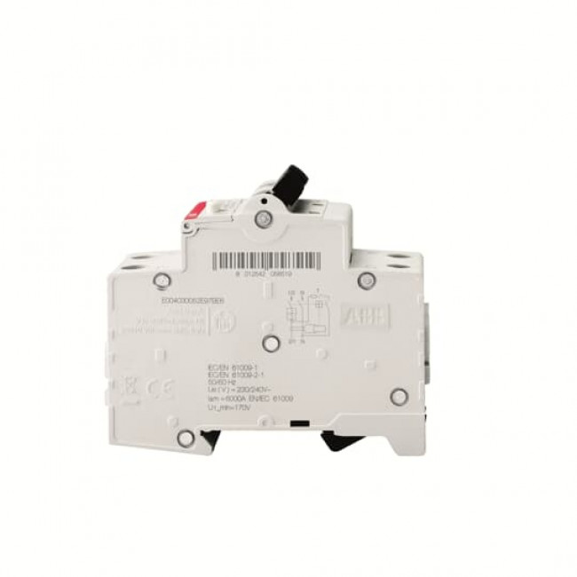 Ρελέ Διαρροής AC 2Ρ 30mA Με Αυτόματη Ασφάλεια C 25Α 6kA DS201-C25-AC30 ABB