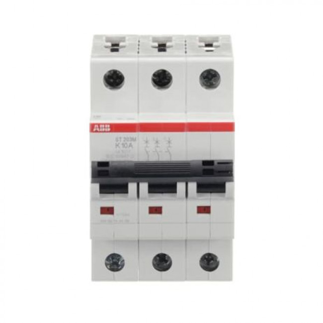 Αυτόματη Ασφάλεια 3P K 2A 10kA S203M-K2 ABB