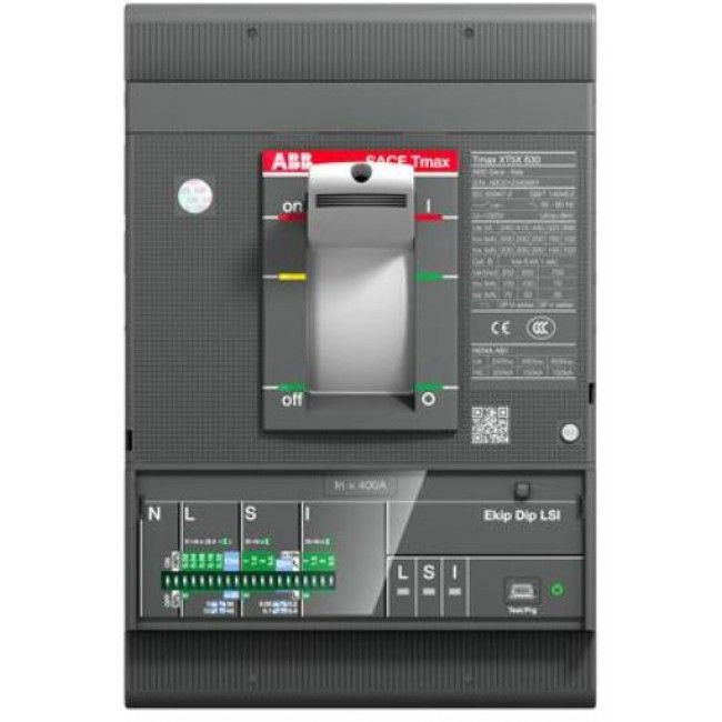 Αυτόματος Διακόπτης Ισχύος 3P 400A 70kA XT5H400 EkipLS/I In=400A 3p FF ABB