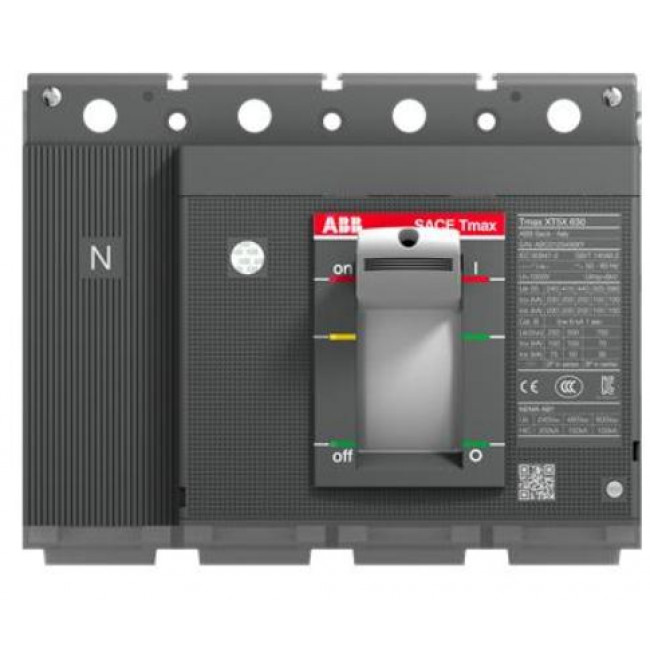 Σώμα Αυτόματου Διακόπτη Ισχύος 4P 630A 50kA XT4S630 Breaking Part 4PFF ABB