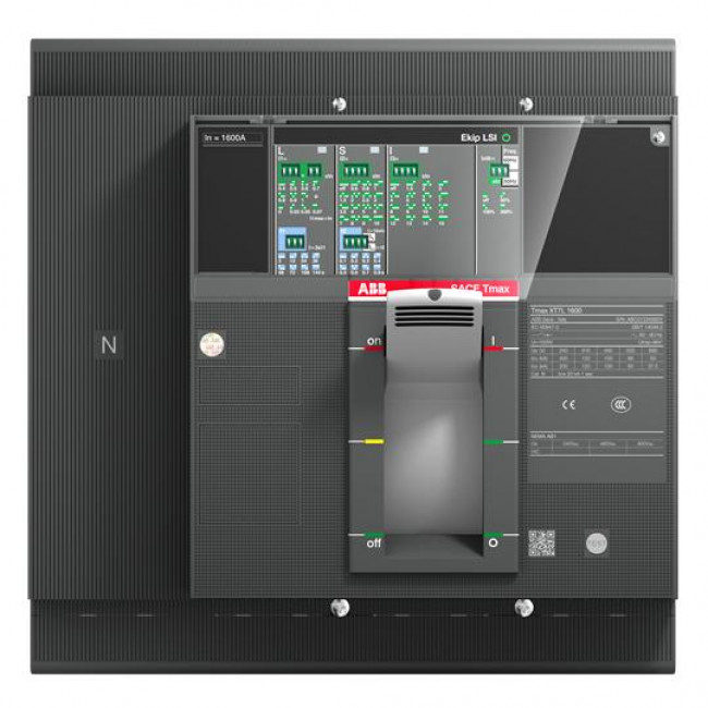 Αυτόματος Διακόπτης Ισχύος 4P 1600A 50kA XT7S 1600 EkipDipLS/I In=1600A 4p FF ABB