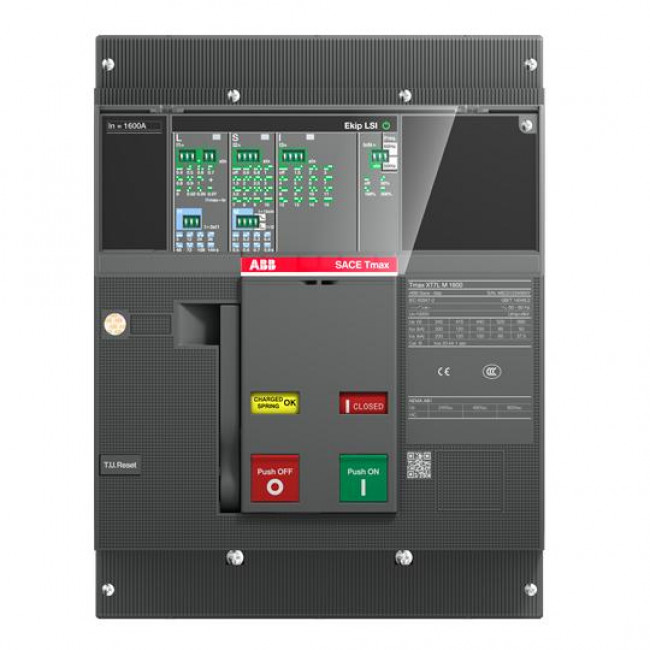 Αυτόματος Διακόπτης Ισχύος 3P 1600A 50kA XT7SM 1600 EkipDipLS/I In=1600A 3p FF ABB
