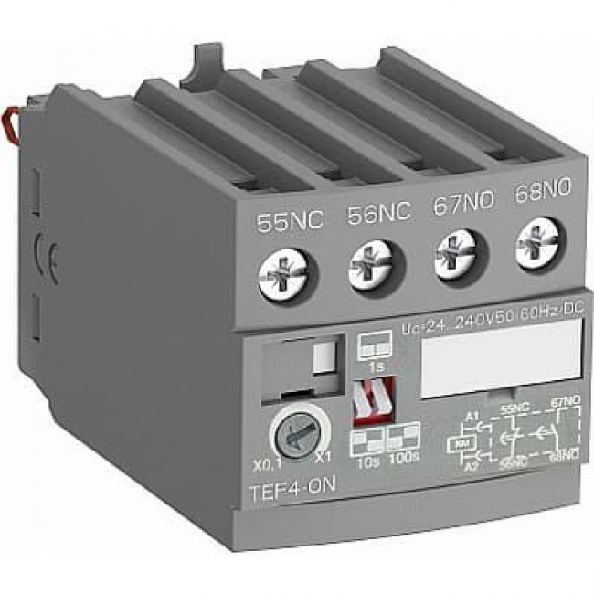 Χρονικό On-Delay Για AF09...AF96 Διακόπτες TEF4-ON ABB