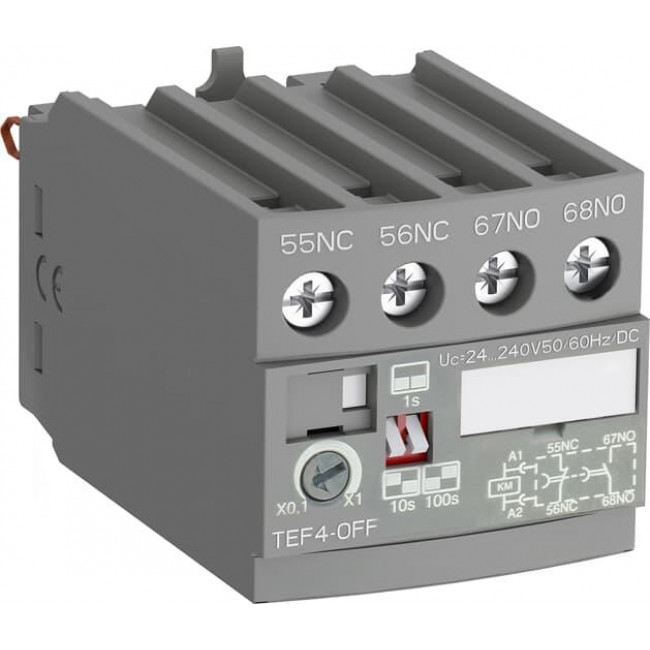 Χρονικό Off-Delay Για AF09...AF96 Διακόπτες TEF4-OFF ABB