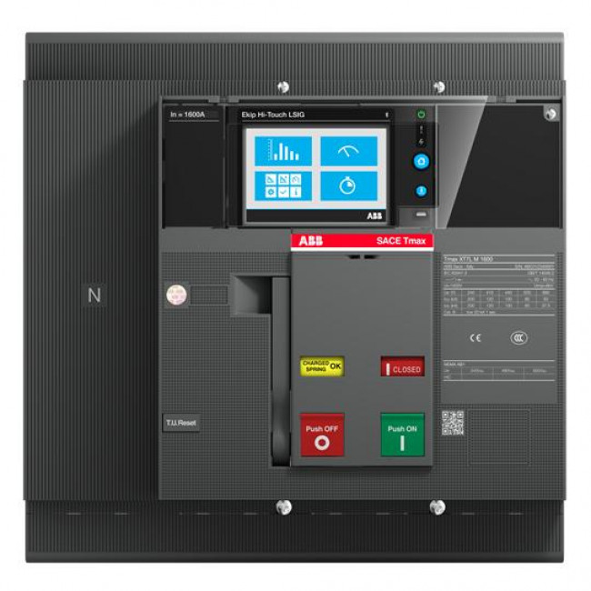 Αυτόματος Διακόπτης Ισχύος 4P 1250A 50kA XT7SM 1250 Ekip Touch Meas.LSI In1250 4p FF ABB