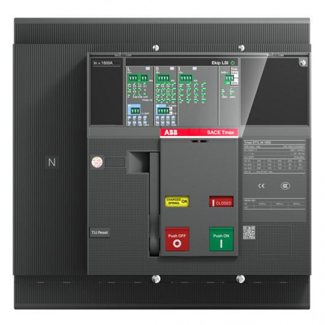 Αυτόματος Διακόπτης Ισχύος 4P 1600A 70kA XT7HM 1600 EkipDipLS/I In=1600A 4p FF ABB
