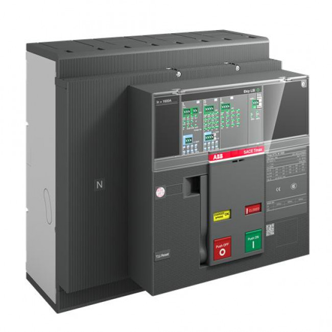 Αυτόματος Διακόπτης Ισχύος 4P 1600A 70kA XT7HM 1600 EkipDipLS/I In=1600A 4p FF ABB