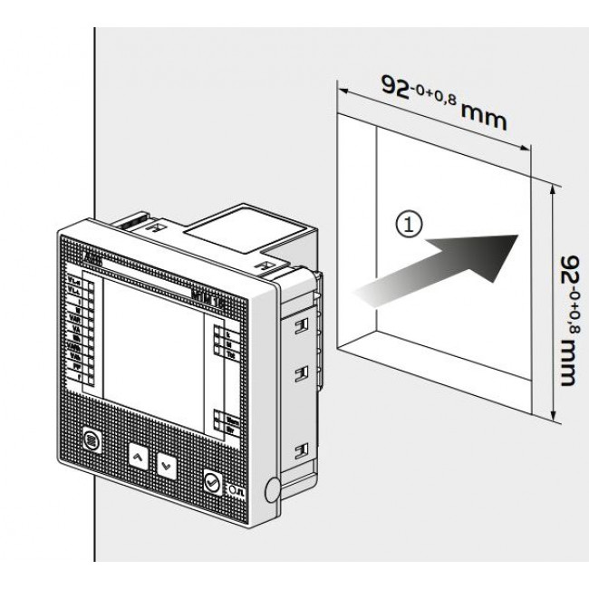 Αναλυτής Δικτύου Πόρτας Πίνακος M1M 20 Modbus ABB