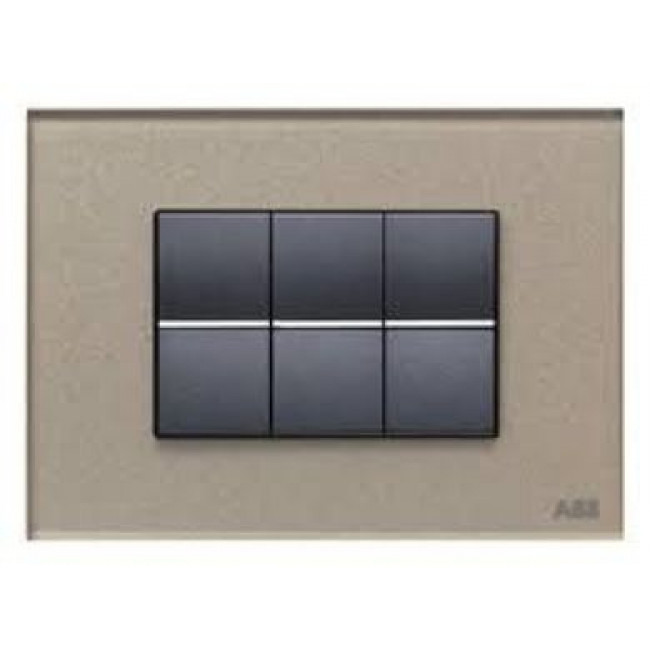 Πλαίσιο 3 Στοιχείων Γυαλί Σαμπάνια Zenit N2373.1 CH ABB