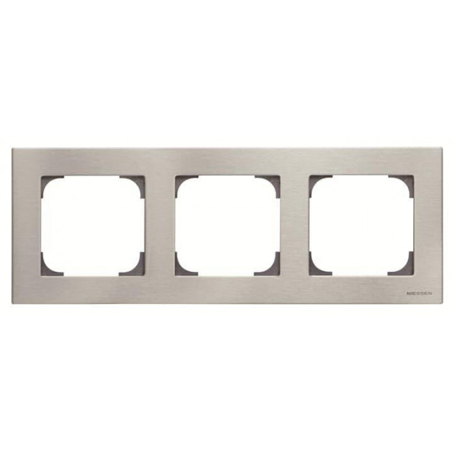 Πλαίσιο 3 Θέσεων Ατσάλι 8573AI Sky ABB