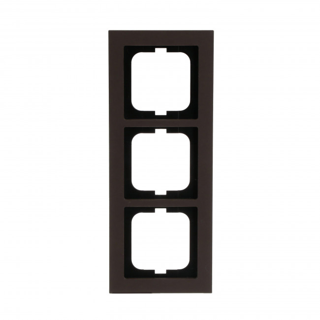 Πλαίσιο 3 Θέσεων Καφέ Σκούρο 1723-243 aXcent ABB