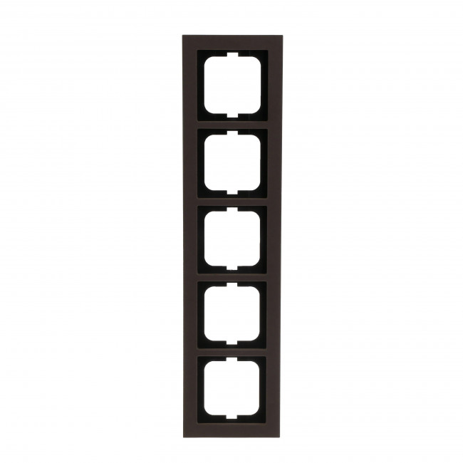 Πλαίσιο 5 Θέσεων Καφέ Σκούρο 1725-243 aXcent ABB