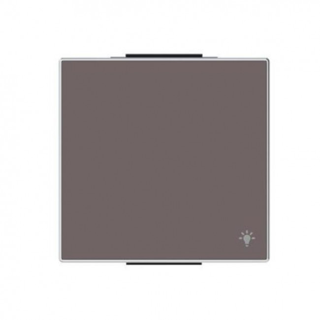 Μετώπη 1 Πλήκτρου Με Σύμβολο Φως Taupe 8504.2TP Sky ABB