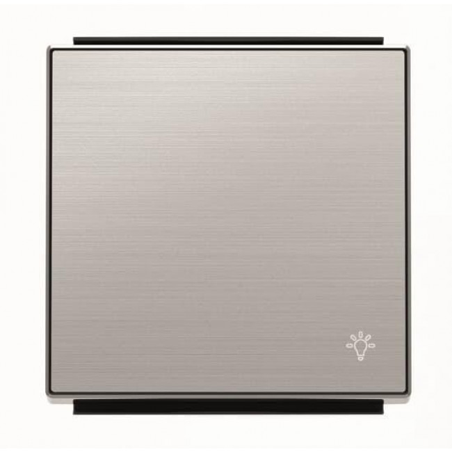 Μετώπη 1 Πλήκτρου Με Σύμβολο Φως Ατσάλι 8504.2AI Sky ABB