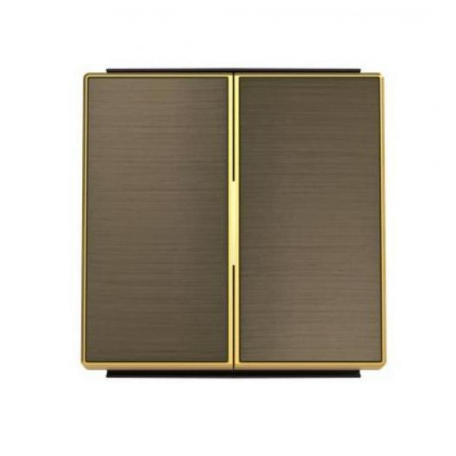 Μετώπη 2 Πλήκτρων Χρυσό 8511OE Sky ABB