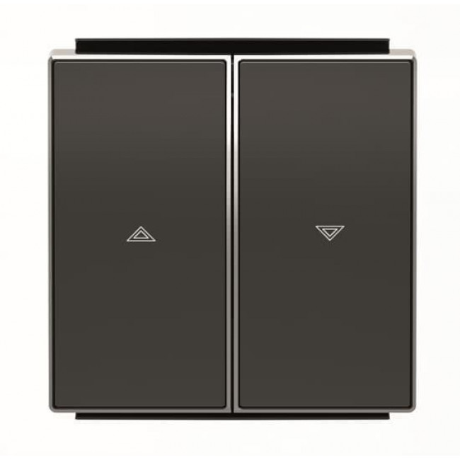 Μετώπη Ρολών Πλήκτρου Μαύρο Soft 8544NS Sky ABB