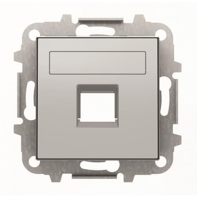 Μετώπη Πρίζας Τηλεφώνου ή Data Αλουμίνιο 8518.1PL Sky ABB