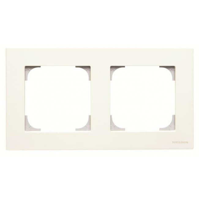 Πλαίσιο 2 Θέσεων Λευκό 8572.1BL Sky ABB