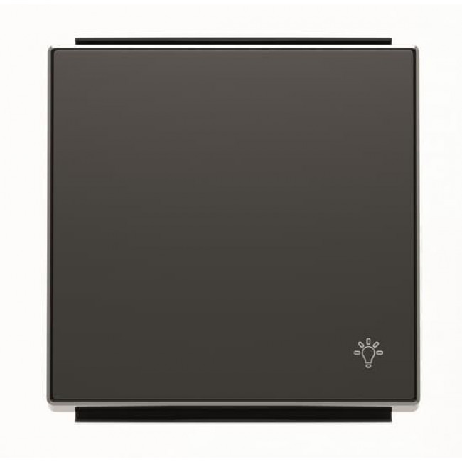 Μετώπη 1 Πλήκτρου Με Σύμβολο Φως Μαύρο 8504.2NE Sky ABB