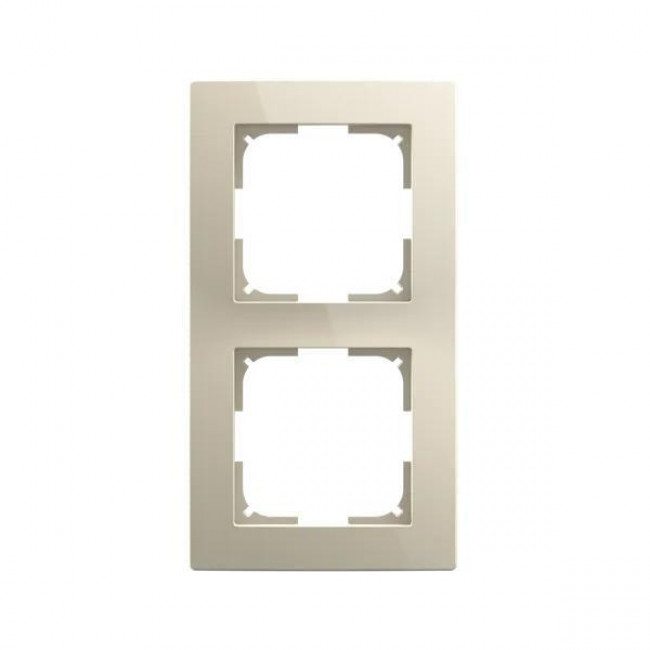 Πλαίσιο 2 Θέσεων Κρεμ 2512-922-507 Basic55 ABB