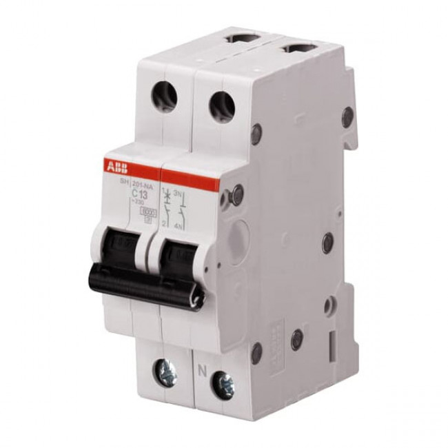 Αυτόματη Ασφάλεια 1P+N C 32A 6kA SH201-C32NA ABB