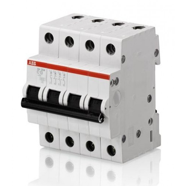 Αυτόματη Ασφάλεια 4P C 32A 6kA SH204-C32 ABB
