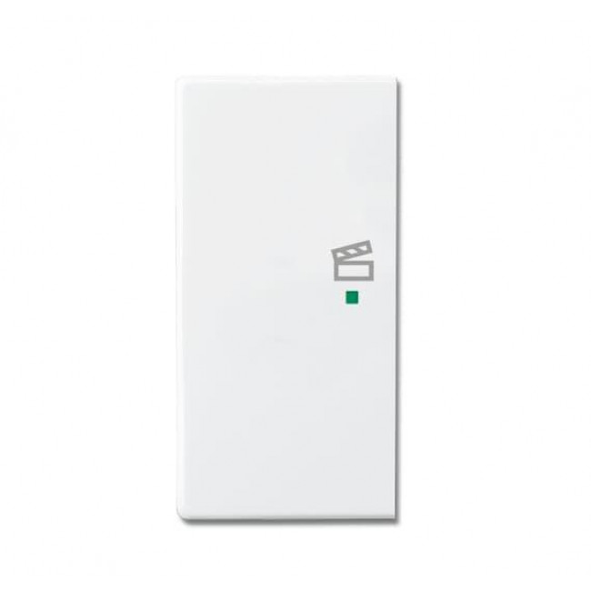 Μετώπη KNX 1/2 Πλήκτρου Με Σύμβολο Σενάριο Αριστερό Λευκό SRS-2-L-84 Free@home ABB