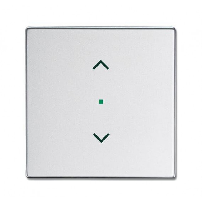 Μετώπη KNX 1 Πλήκτρου Με Σύμβολο Ρολλά Αλουμίνιο SRB-1-83 Free@home ABB