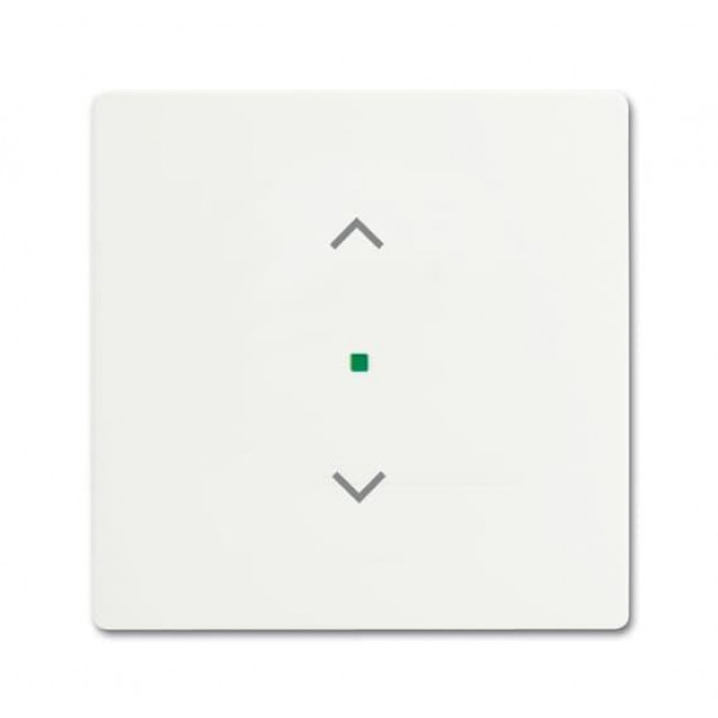 Μετώπη KNX 1 Πλήκτρου Με Σύμβολο Ρολλά Λευκό Soft SRB-1-884 Free@home ABB