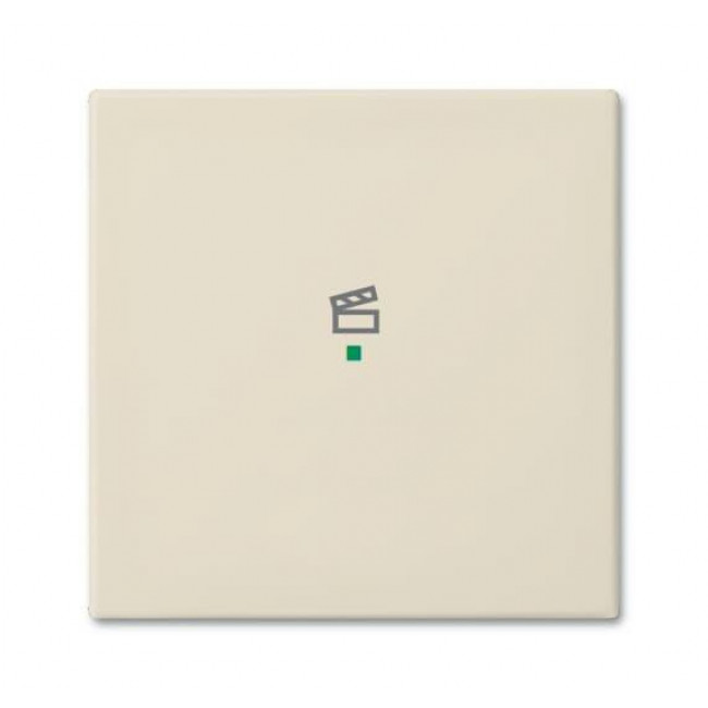 Μετώπη KNX 1 Πλήκτρου Με Σύμβολο Σενάριο Κρέμ SRS-1-92 Free@home Basic55 ABB