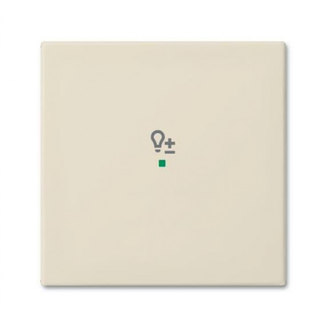 Μετώπη KNX 1 Πλήκτρου Dimmer Κρέμ SRD-1-92 Free@home Basic55 ABB