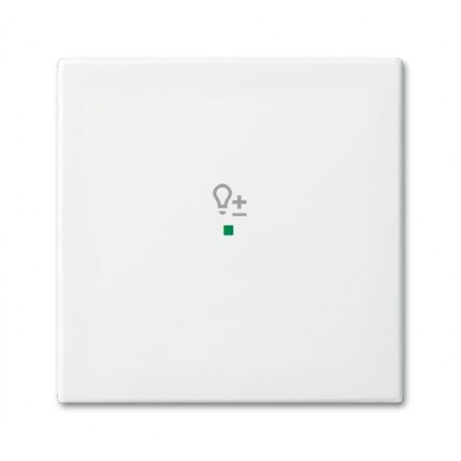 Μετώπη KNX 1 Πλήκτρου Dimmer Λευκό SRD-1-94 Free@home Basic55 ABB