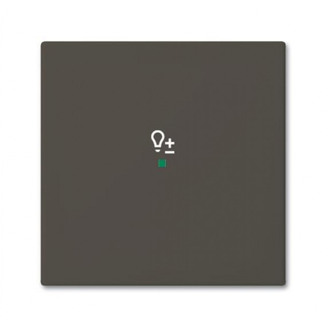 Μετώπη KNX 1 Πλήκτρου Dimmer Μαύρο SRD-1-95 Free@home Basic55 ABB